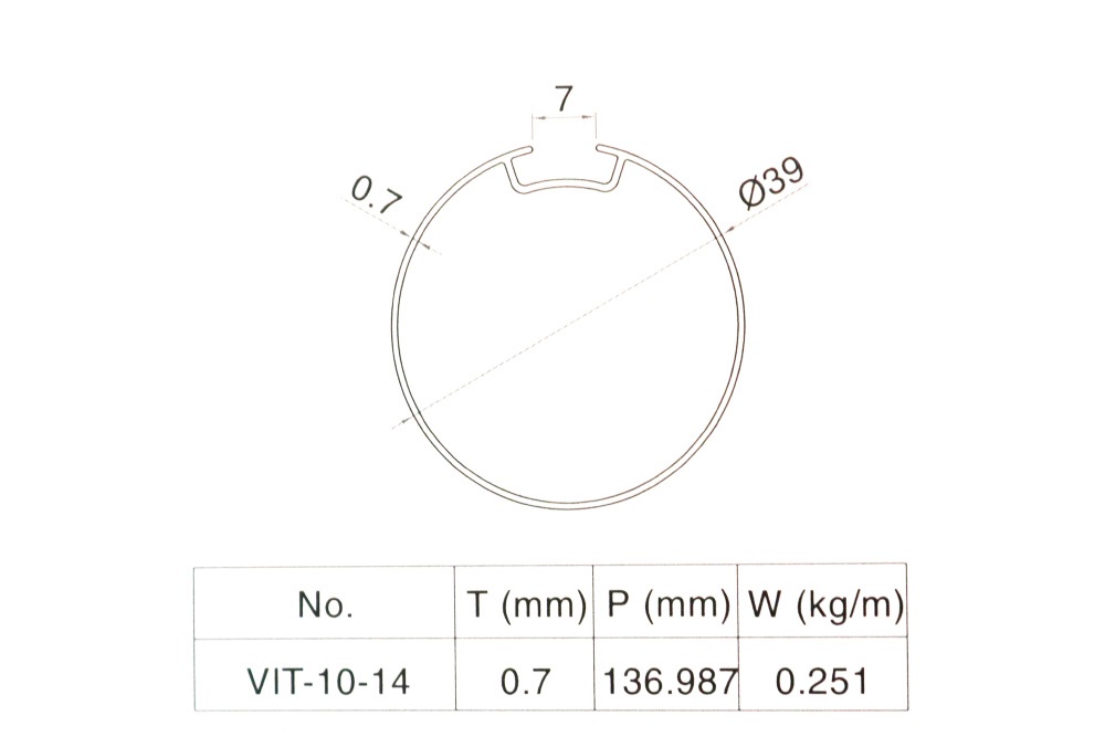 Nhôm Mành Rèm VXT-1014