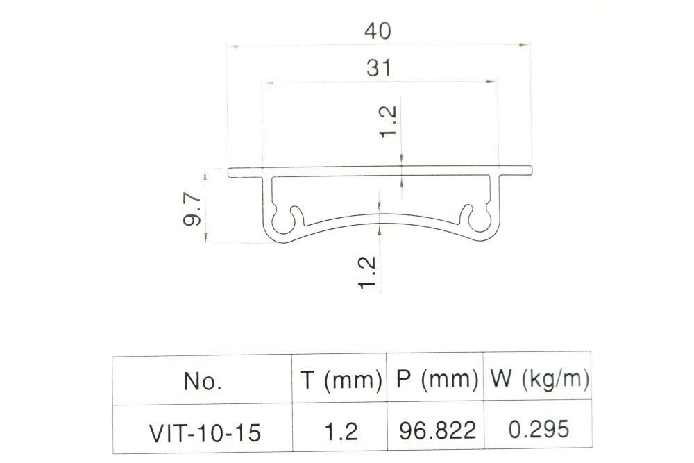 Nhôm Mành Rèm VXT-1015