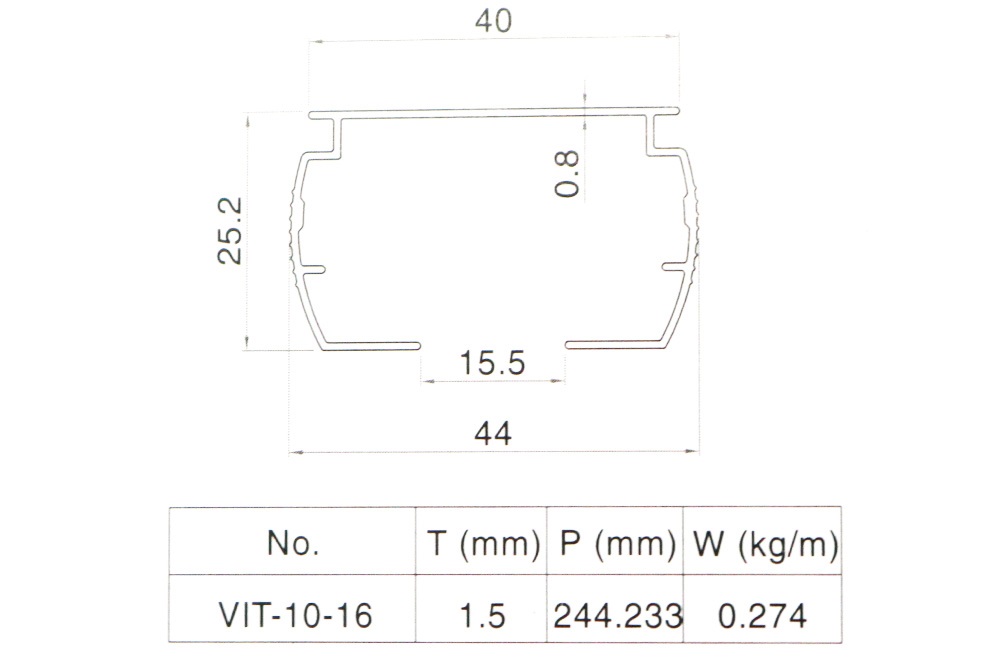 Nhôm Mành Rèm VXT-1016