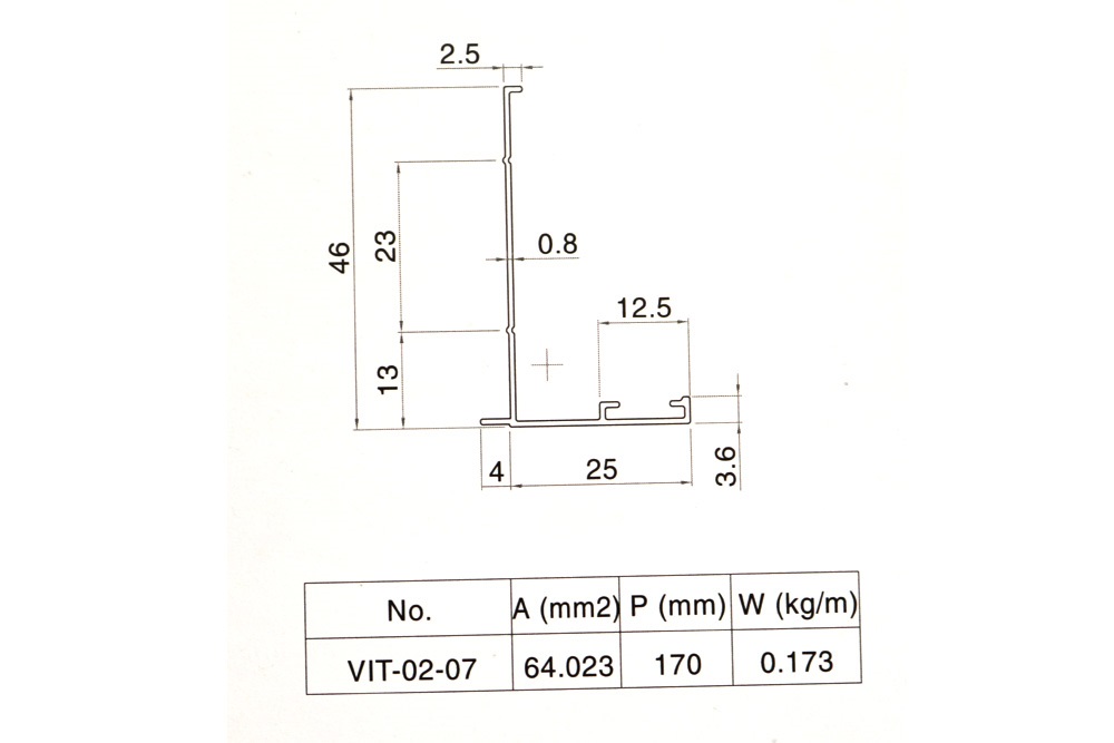 Nhôm Cửa Gió VXT-0207