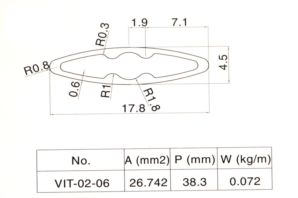 Nhôm Cửa Gió VXT-0206