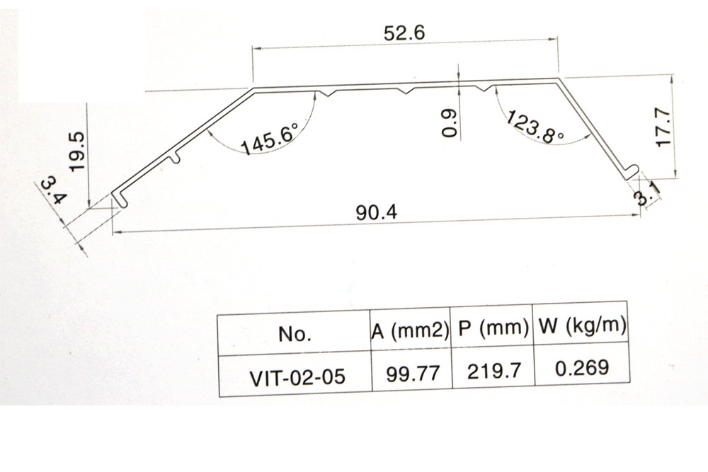 Nhôm Cửa Gió VXT-0205