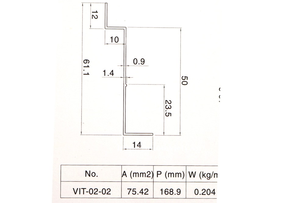 Nhôm Cửa Gió VXT-0202