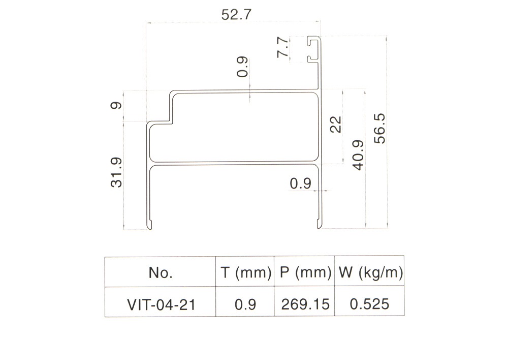 Nhôm Phòng Sạch VXT-0421