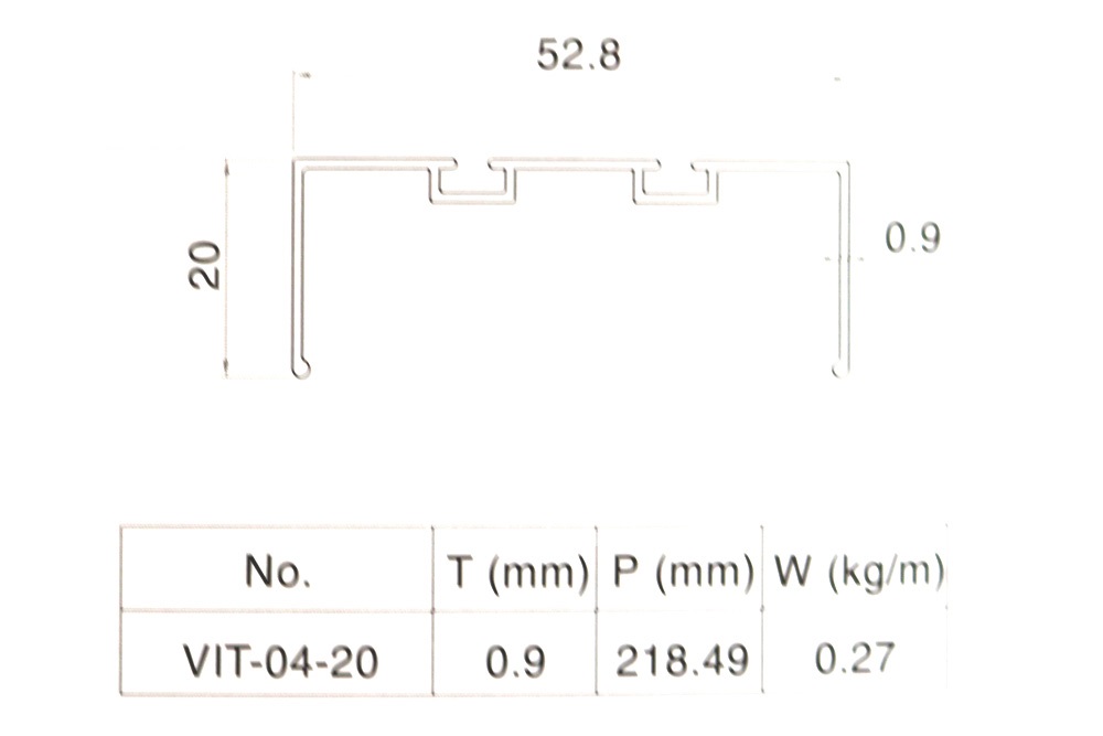 Nhôm Phòng Sạch VXT-0420