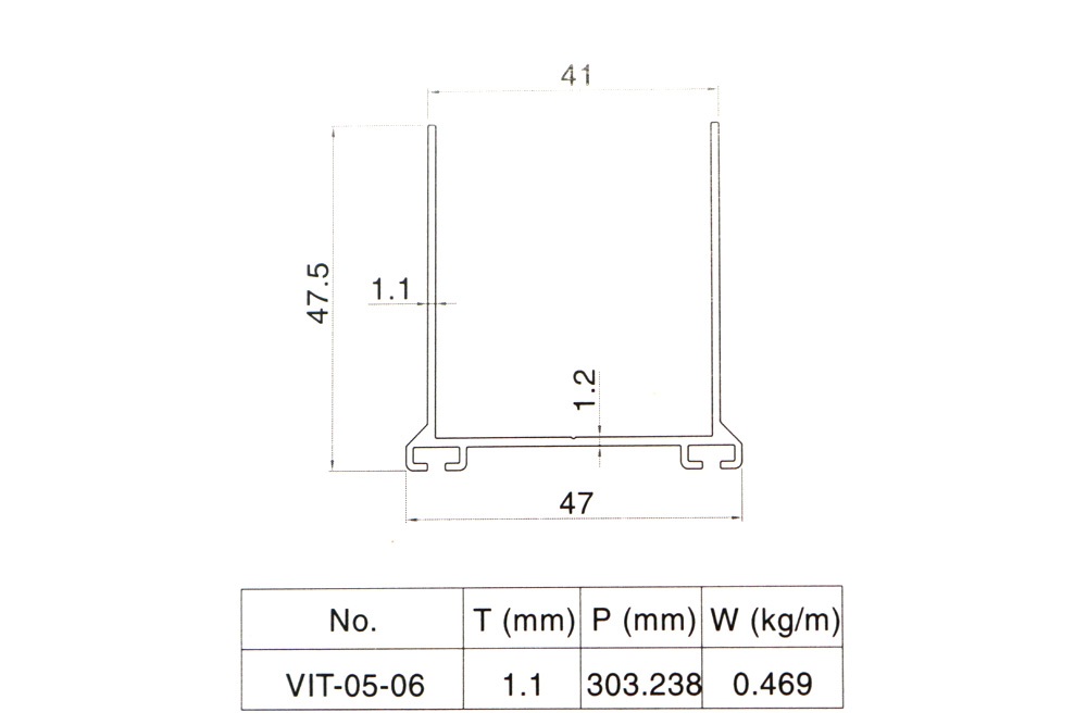 Nhôm Vách Ngăn VP Trần Thạch Cao VXT-0506