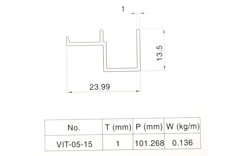 Nhôm Vách Ngăn VP Trần Thạch Cao VXT-0515