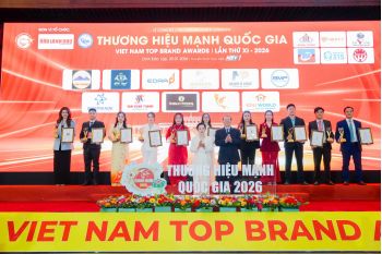 Nhôm Vạn Xuân Thành vinh dự nhận giải thưởng thương hiệu mạnh quốc gia năm 2026