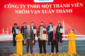 nhôm Vạn Xuân Thành tại Lễ công bố Thương hiệu Dẫn đầu Việt Nam 2026