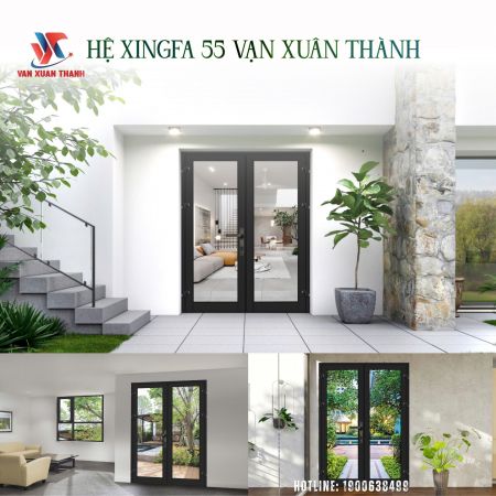Cửa đi xingfa 55 Vạn Xuân Thành