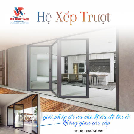 Cửa đi xếp trượt Vạn Xuân Thành